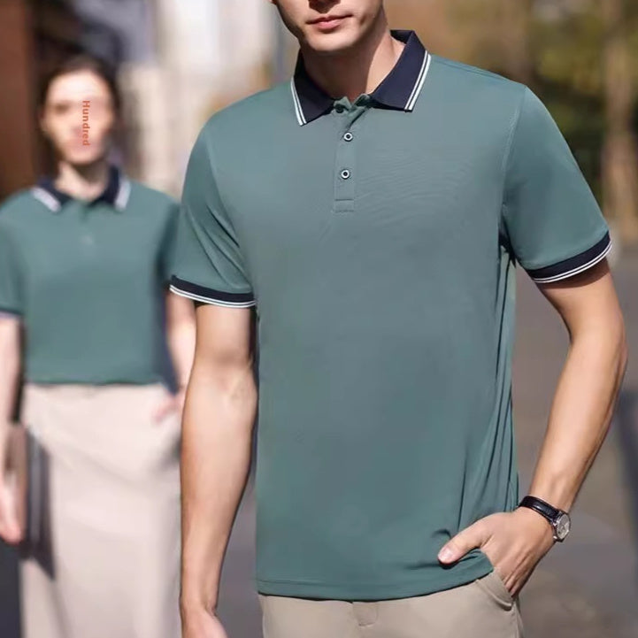 Business Poloshirt Revers Kurzarm Firmenkultur Kleidung