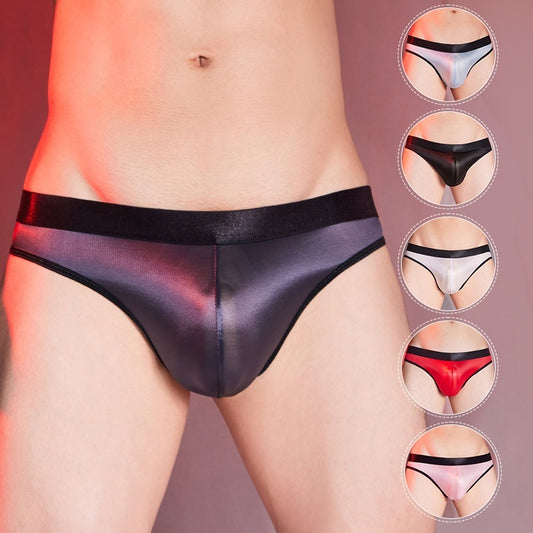 Men's Shiny High Elastic Comfortable And Breathable Underwear