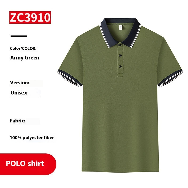 Business Poloshirt Revers Kurzarm Firmenkultur Kleidung