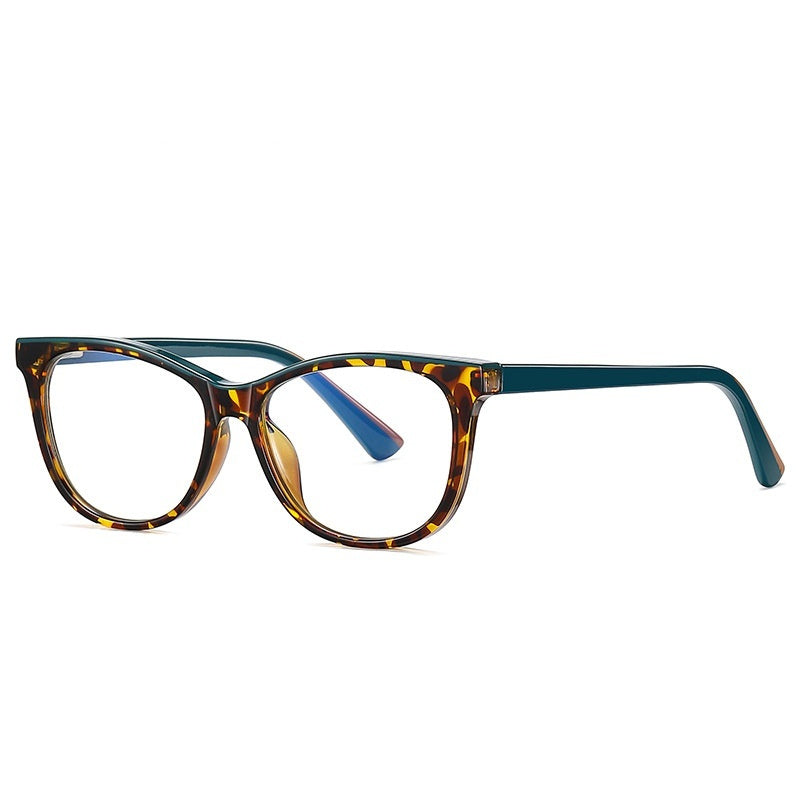 Fashion Colorblock Anti-blue Ray Youth Glasses