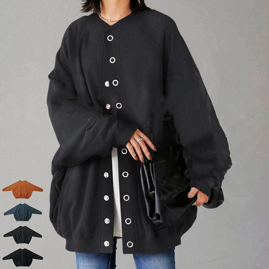 Women's Thick Coat Loose Large Version