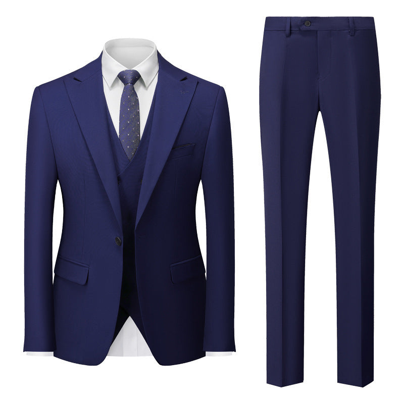 Men's Business Casual Suit Men's Foreign Trade Cross-border Suit Wedding Groom Dress